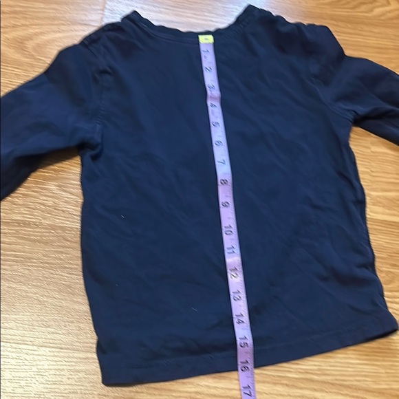 Blue Long Sleeve Tee with Nature Graphic - Picture 4 of 4